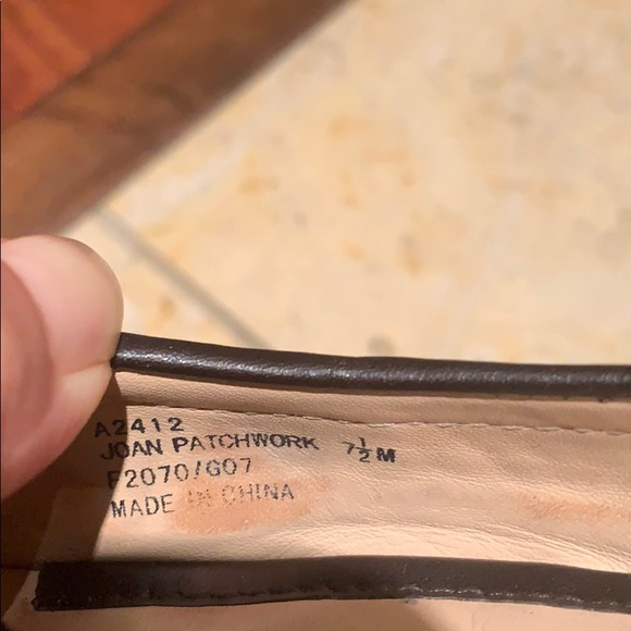 Coach Joan patchwork leather flats 7.5 - Picture 14 of 14